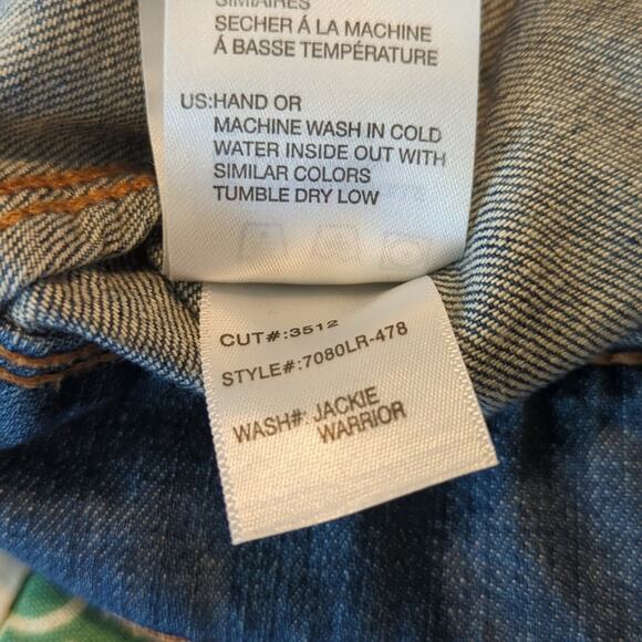 Articles of Society Los Angeles Denim 100% Jean Jacket Women's Size L - Picture 7 of 8